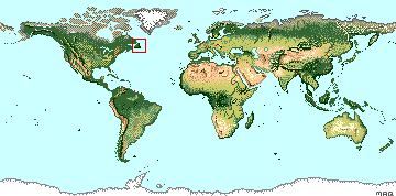 Mistaken Point on the World Map